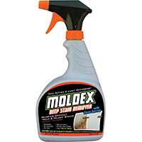 MOLDEX 5310 Non-Bleach Stain Remover, 32 oz, Liquid, Mild