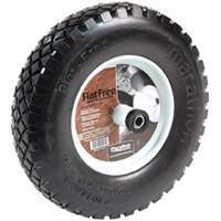 MTD 00047 Wheelbarrow Wheel, 500 lb Max Load, 8 in Dia Rim, 15-1/2 in Dia Tire, Polyurethane Tire