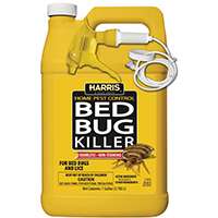 HARRIS HBB-128 Bed Bug Killer, Liquid, Spray Application, 128 oz