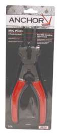 MIG Welding Pliers, Double-Edged Jaw, 21 cm Long