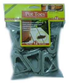 12PK 3" GRY Pot Toes