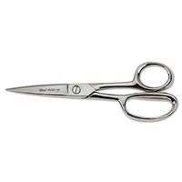 Inlaid Industrial Shears with Lower Ring, 8 1/2 in, Silver