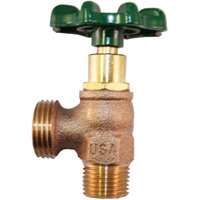 arrowhead 221LF Boiler Drain, 1/2 x 3/4 in Connection, MIP x Hose Thread, 125 psi Pressure, 8 to 9 gpm, Red Brass Body