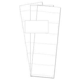 Data Card Replacement, 3"w x 1 3/4"h, White, 500/PK