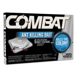 Combat Ant Killing System, Child-Resistant, Kills Queen & Colony, 6/Box