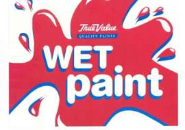 TV 50PK Wet Paint Signs
