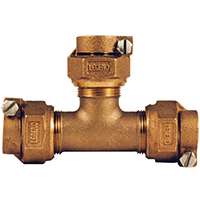 Legend T-4441NL Series 313-394NL Pipe Tee, 3/4 in, Pack Joint, Bronze, 100 psi Pressure