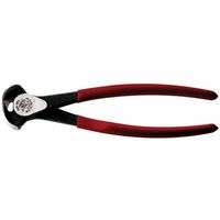 High-Leverage End-Cutting Pliers, 8 1/2 in, , Plastic-Dipped Grip