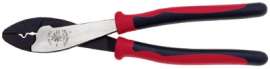 Crimping/Cutting Tools, 9 3/4 in, 10-22 AWG, Red; Black
