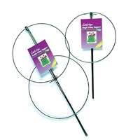 luster leaf 977 Single Round Peony Support, 24 in L, 14 in W, Steel, Vinyl Coated