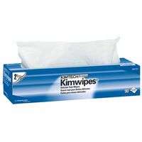 Kimtech Science Kimwipes Delicate Task Wipers, Pop-Up Box, White, 90 per box