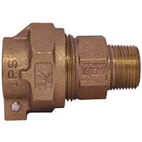 Legend T-4320NL Series 313-234NL Pipe Coupling, 3/4 in, Pack Joint x MNPT, Bronze, 100 psi Pressure