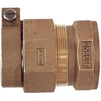 Legend T-4305NL Series 313-275NL Pipe Coupling, 1 in, Tube Compression CTS x FIP, Bronze, 100 psi Pressure