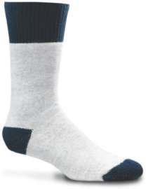 XL GRY/Navy Boot Sock