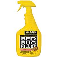 HARRIS HBB-32 Bed Bug Killer, Liquid, Spray Application, 32 oz
