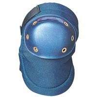 Plastic Cap Knee Pads, Adjustable Hook and Loop, Blue