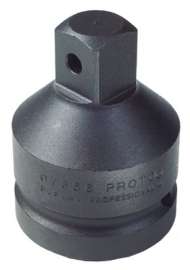 Impact Socket Adapters, 1/2" (female square); 3/8" (male square) drive, 1 7/16"