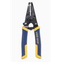 Wire Strippers / Cutters, 6 in, 10-20 AWG, Blue/Yellow