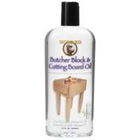 HOWARD BBB012 Cutting Board Oil, 12 oz Bottle, Light Tan, Gel