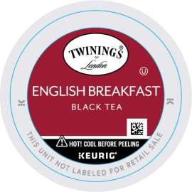 TWININGS - 0.11 oz. English Breakfast Black Tea K-Cup, 24 per Box