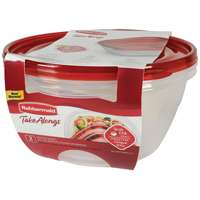 Rubbermaid 1787831 Serving Bowl Container, 13 Cups Capacity, Round, Polypropylene, Clear