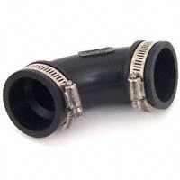 Fernco PQL-150 Drain Pipe Elbow, 1-1/2 in Mechanical Joint, 90 deg