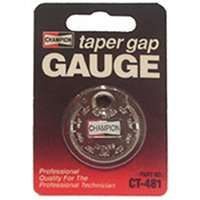Champion CT-481 Dollar Taper Gap Gauge, 0.02 - 7/64 in