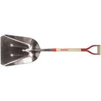 RAZOR-BACK 53130 Scoop Shovel, 46 in OAL, Aluminum Blade, Hardwood Handle