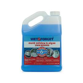 WET & FORGET 800066CA Concentrated Stain Remover, 1 gal Bottle