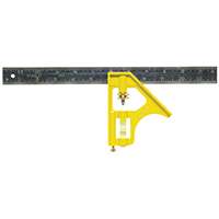 STANLEY 46-123 Combination Square, SAE, Steel Blade, 12 in L Blade