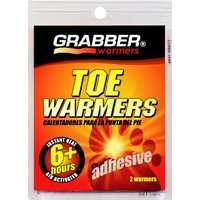 Grabber Warmers TWES Adhesive Toe Warmer, 100 deg F Average, 107 deg F Max, 6 hr Continuous Warmth