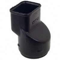 Hancor 0464AA Downspout Adapter, 4 x 3-1/4 x 2-1/2 in, Polyethylene, Black