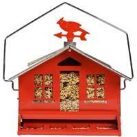 Perky-Pet Squirrel-Be-Gone II 338 Wild Bird Feeder, Country, 8 lb Seed, Metal