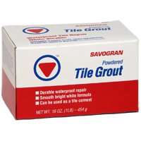 SAVOGRAN 12841 Powdered Tile Grout, 1 lb
