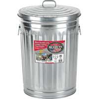 Behrens 1211 Trash Can 20 gallon Capacity 18 in H Steel
