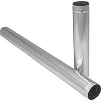 Imperial GV0412 Round Pipe, 8 in Dia, Steel