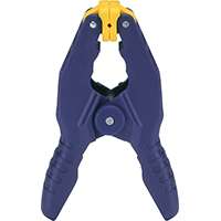 IRWIN 58100 Spring Clamp, 1 in Clamping, Resin, Blue/Yellow