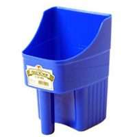 Little Giant 150415 Feed Scoop, 3 qt Capacity, Stackable Handle, Polypropylene, Blue