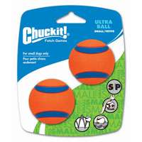 Chuckit! 17020 Ultra Ball Dog Toy, S, Rubber, Blue/Orange