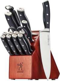 Henckels - Stainless Steel Chef's Block Knife Set, 15 Pieces