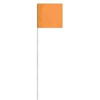 Stake Flags, 4 in x 5 in, 30 in Height, White