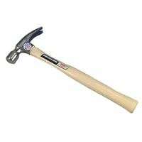 Framing Rip Hammer, Forged Steel, Straight White Hickory Handle, 18 in, 2 3/4 lb