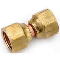 Anderson Metals 754070-08 Adapter, 1/2 in Female Flare, 750 psi, Brass