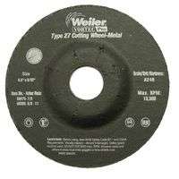 Wolverine Grinding Wheels, 4 1/2 in Dia, 3/32 in Thick, 7/8 in Arbor, 24 Grit, T