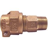 Legend T-4300NL Series 313-209NL Connector, 3/4 in Pack-Joint CTS, 1 in MNPT