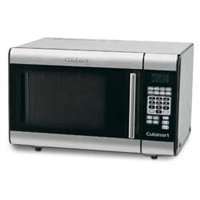 Cuisinart CMW-100 Microwave Oven, 1 cu-ft Capacity, 1000 W, Stainless Steel, Black