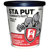 Oatey Sta Put 25101 Non-Mastic Plumber's Putty, 14 oz