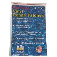 JED Pool Tools 35-240 Pressure-Sensitive Repair Patch, For Pools, Toys, Vinyl Liners