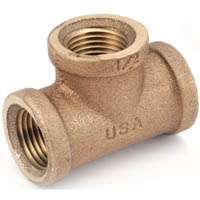 Anderson 738101-16 Pipe Tee, 1 in, FPT, Brass