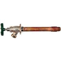 Arrowhead Brass 456 Series 456-06LF Wall Hydrant, 1/2 in Inlet, MIP x Copper Sweat Inlet, 3/4 in Outlet, 13 gpm